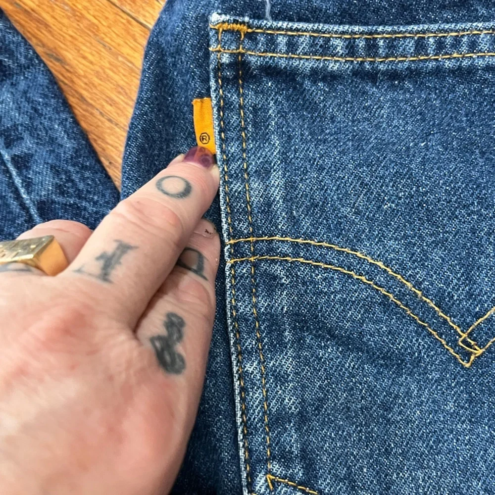 Levi’s 505 Vintage 90’s orange tab Denim Jeans Regular Size 30W